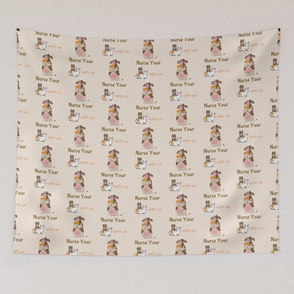 Item preview, Nurse your Pet Animals With Us, Veterinary Receptionists  [Cow Nurse] designed and sold by Wildlife Apparels Inc..