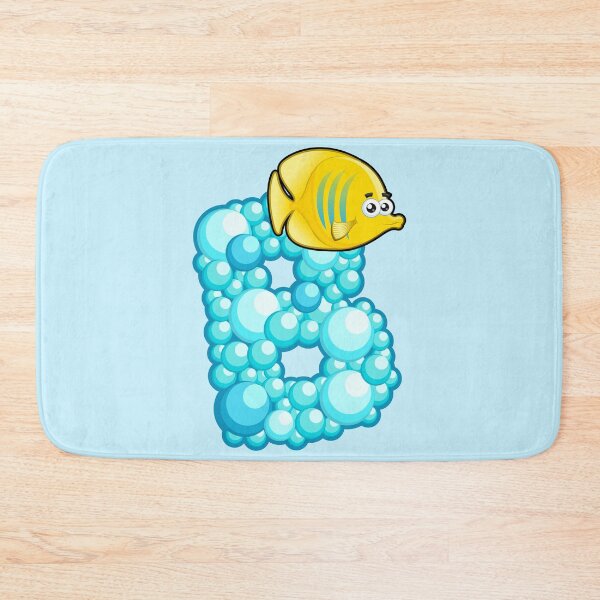 Item preview, Letter B Fishy Bubbly Alphabet designed and sold by PosterpartyCo.