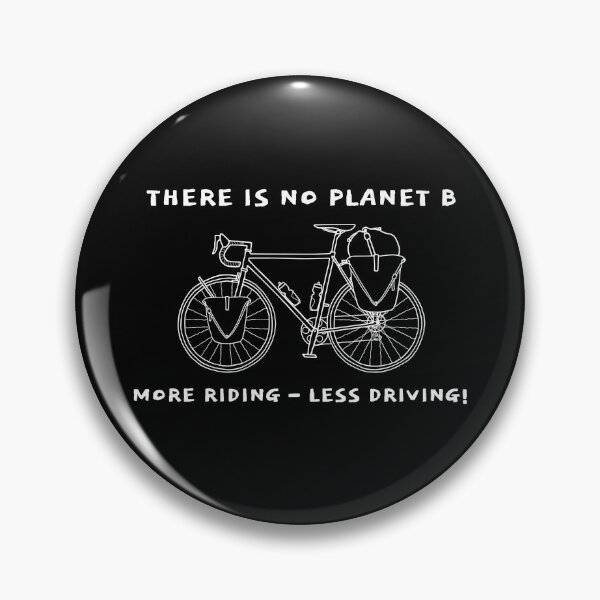 Item preview, Biketouring: More riding - less driving! (there is no planet B) designed and sold by PedalAndChain.