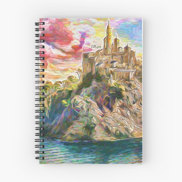 Item preview, Castle on Rock painting designed and sold by kiklop99.