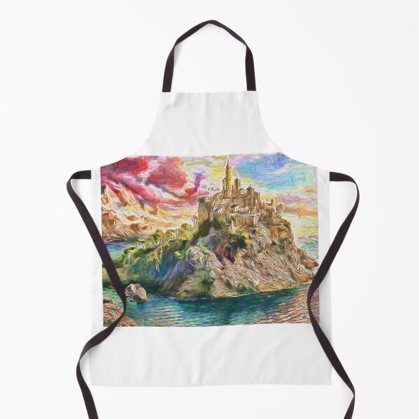 Item preview, Castle on Rock painting designed and sold by kiklop99.