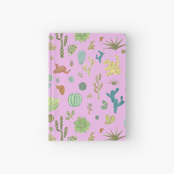 Far from the desert in pink Hardcover Journal
