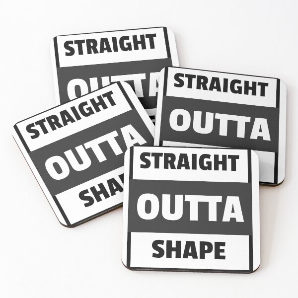 Item preview, STRAIGHT OUUTA SHAPE designed and sold by Beeroclock.