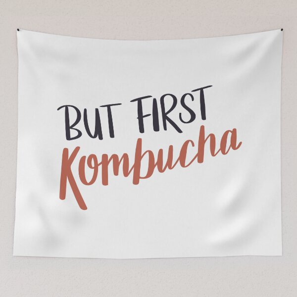 Item preview, But First Kombucha designed and sold by VerboShop.