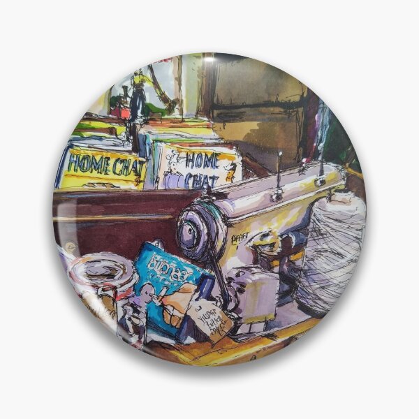 Item preview, Vintage Sewing & Buttons designed and sold by LornaBowdenART.