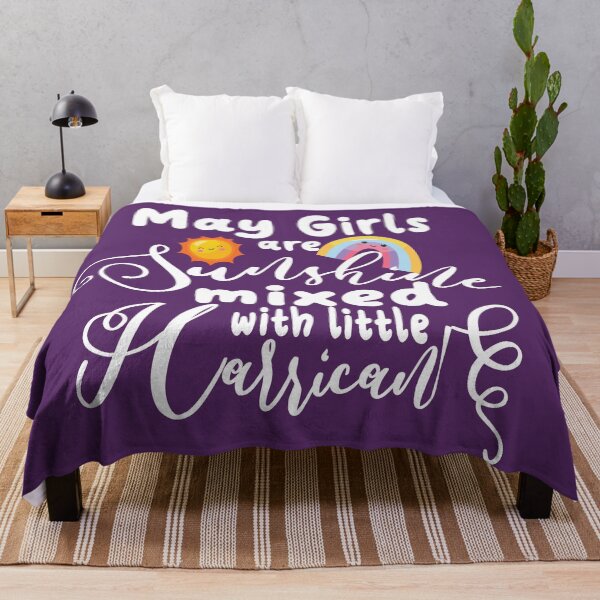 Item preview, May Girls Are Sunshine Mixed With A Little Hurricane designed and sold by samah82.