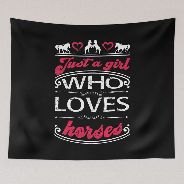 Item preview, Horses Rider Just A Girl Who Loves Horses Horse designed and sold by besTmanuFacture.