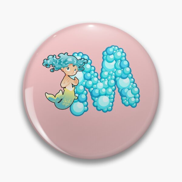 Item preview, Letter M Fishy Bubbly Alphabet designed and sold by PosterpartyCo.