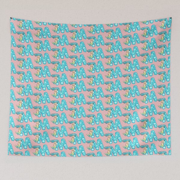 Item preview, Letter M Fishy Bubbly Alphabet designed and sold by PosterpartyCo.