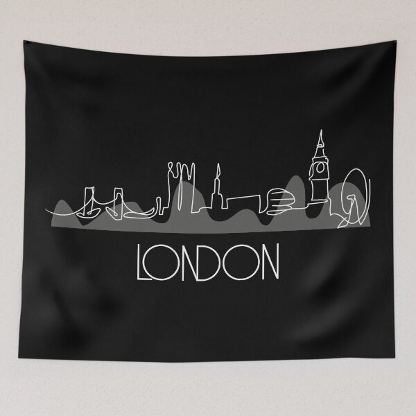 Item preview, OneLine Design London BW designed and sold by OneLine24.