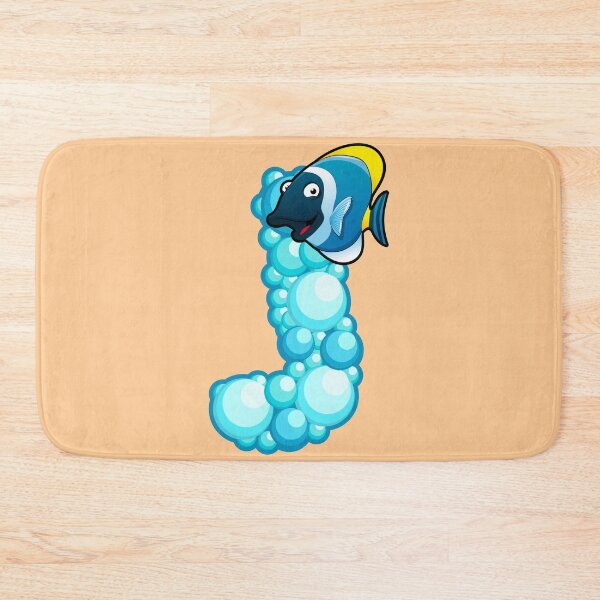 Item preview, Letter J Fishy Bubbly Alphabet designed and sold by PosterpartyCo.