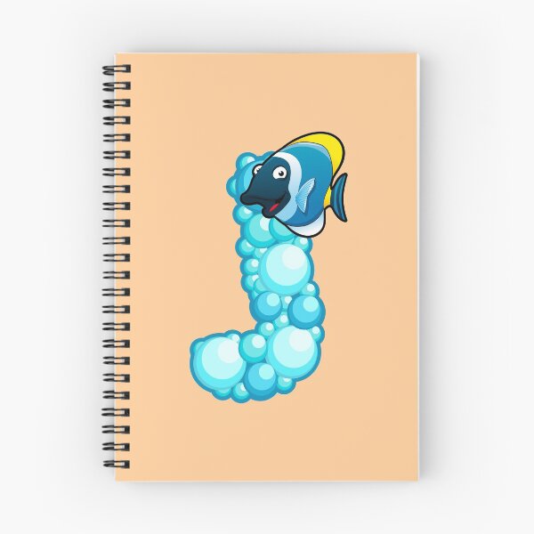 Item preview, Letter J Fishy Bubbly Alphabet designed and sold by PosterpartyCo.