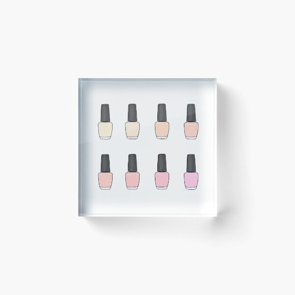 Item preview, Nail polishes in pastel colors designed and sold by Zezeye.