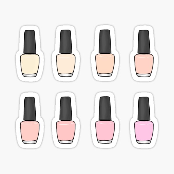 Item preview, Nail polishes in pastel colors designed and sold by Zezeye.