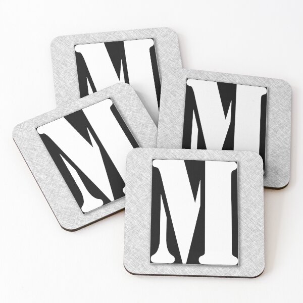 Item preview, Badge with monogram M. designed and sold by leobrix.