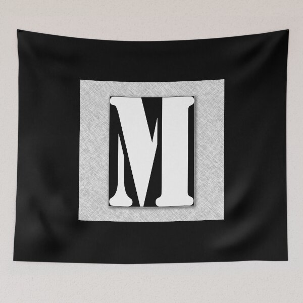 Item preview, Badge with monogram M. designed and sold by leobrix.
