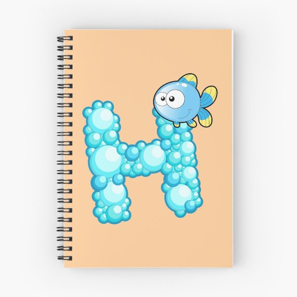 Item preview, Letter H Fishy Bubbly Alphabet designed and sold by PosterpartyCo.