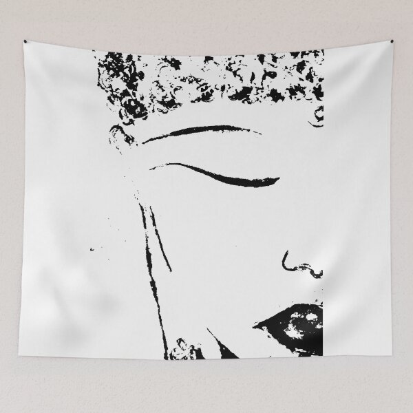 Item preview, Buddhina - black and white designed and sold by LedaundZeus.