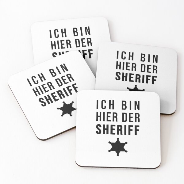 Artikelvorschau, Ich bin hier der Sheriff entworfen und verkauft von TopsellerShirts.
