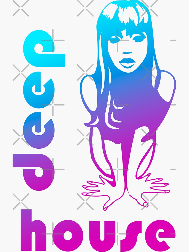 "Deep House Smooth House Music Lover On White OSKR Design