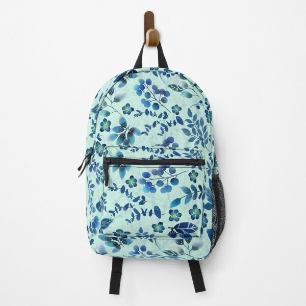 Item preview, blue flower pattern designed and sold by Sevilka.