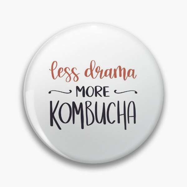 Item preview, Less Drama More Kombucha designed and sold by VerboShop.