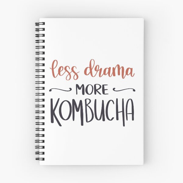 Item preview, Less Drama More Kombucha designed and sold by VerboShop.