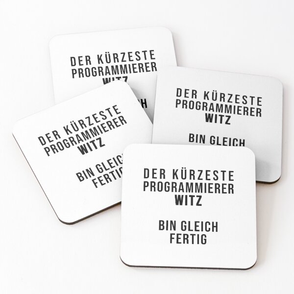 Artikelvorschau, Der kürzeste Programmierer Witz: Bin gleich fertig entworfen und verkauft von TopsellerShirts.
