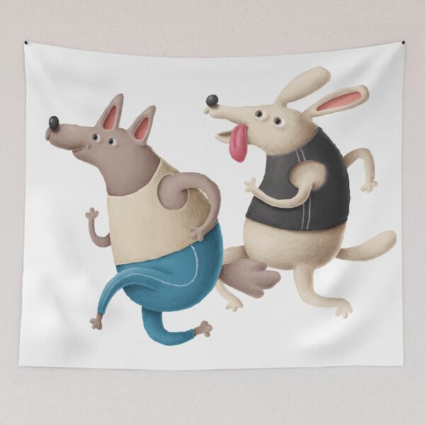 Item preview, Racing Dogs 1 designed and sold by dog-gone-it.