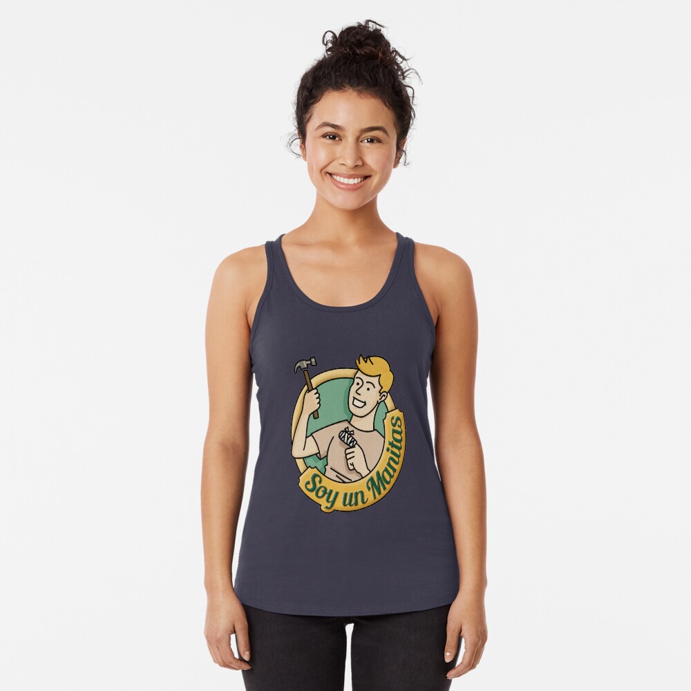 Vista previa del artículo con la obra «Camiseta con espalda nadadora», diseñado y vendido por Sintes.