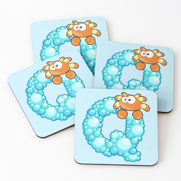 Item preview, Letter Q Fishy Bubbly Alphabet designed and sold by PosterpartyCo.