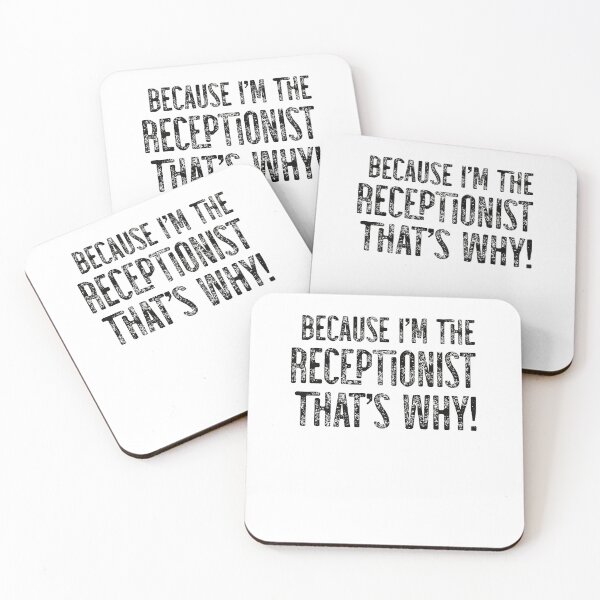 Item preview, Because I'm The Receptionist That's Why! designed and sold by TeesYouWant.