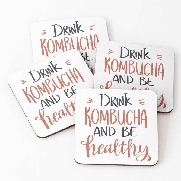 Item preview, Drink Kombucha and Be Healthy designed and sold by VerboShop.