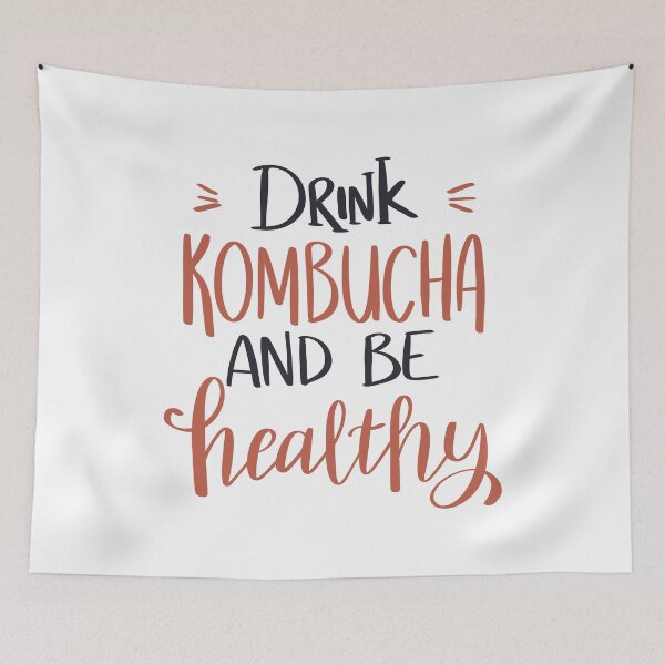 Item preview, Drink Kombucha and Be Healthy designed and sold by VerboShop.