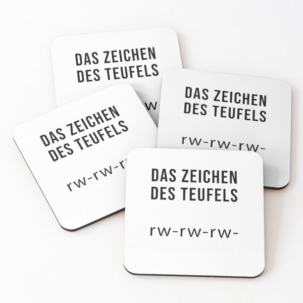 Item preview, The sign of the devil: rw-rw-rw- designed and sold by TopsellerShirts.