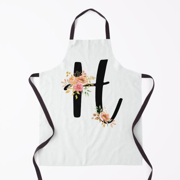 Item preview, Letter H With Watercolor Floral Wreath designed and sold by NatureGlow.