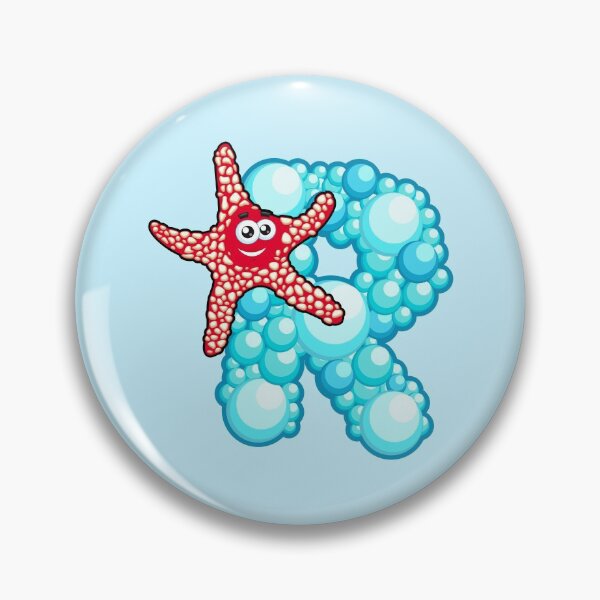 Item preview, Letter R Fishy Bubbly Alphabet designed and sold by PosterpartyCo.