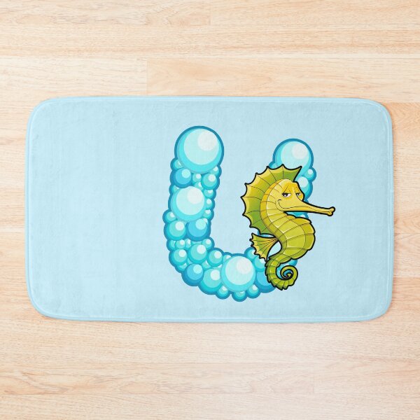 Item preview, Letter U Fishy Bubbly Alphabet designed and sold by PosterpartyCo.