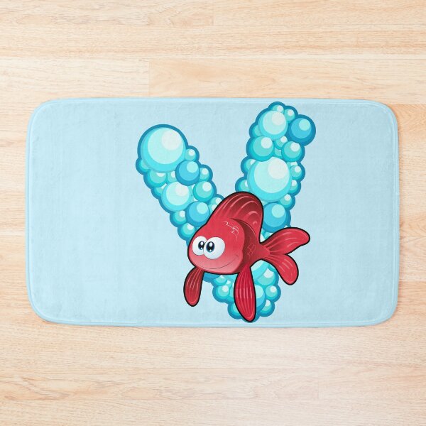 Item preview, Letter V Fishy Bubbly Alphabet designed and sold by PosterpartyCo.