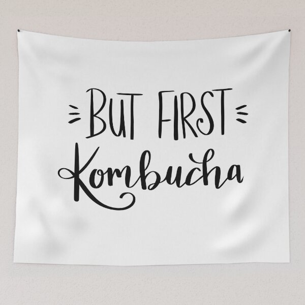 Item preview, But First Kombucha designed and sold by VerboShop.