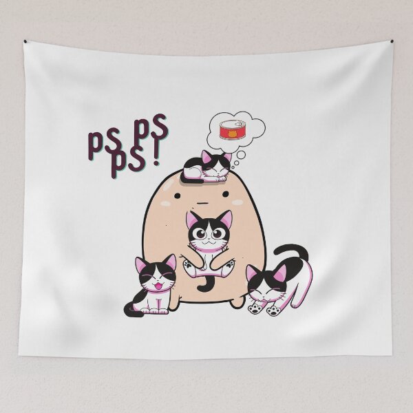 Item preview, Cat funny ps ps ps designed and sold by Yellowsprint.