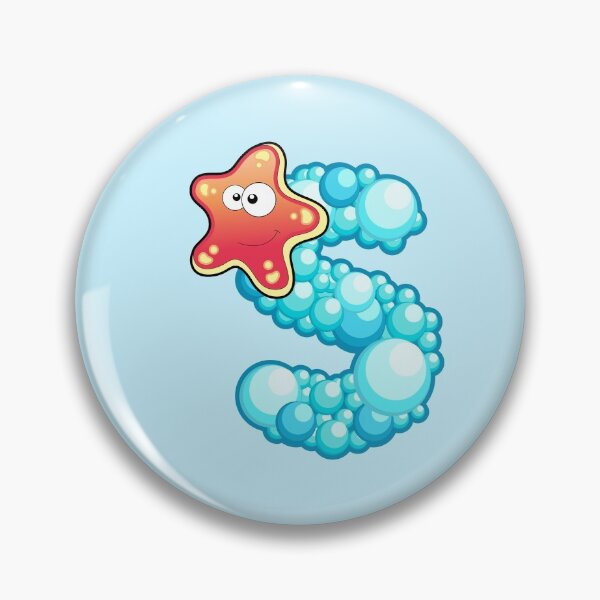 Item preview, Letter S Fishy Bubbly Alphabet designed and sold by PosterpartyCo.