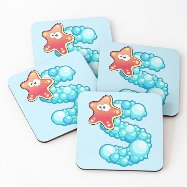 Item preview, Letter S Fishy Bubbly Alphabet designed and sold by PosterpartyCo.