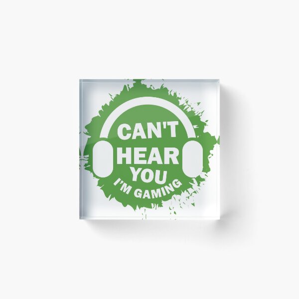 Item preview, Can't hear you, i'm gaming, gift idea designed and sold by PixelStudioBe.