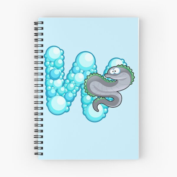 Item preview, Letter W Fishy Bubbly Alphabet designed and sold by PosterpartyCo.