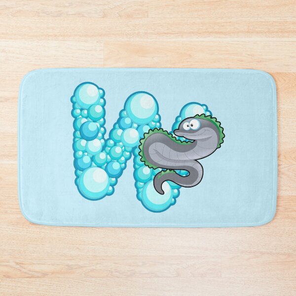 Item preview, Letter W Fishy Bubbly Alphabet designed and sold by PosterpartyCo.