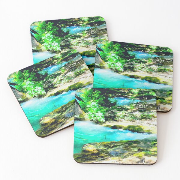 Item preview, oil painting mountain lake designed and sold by cutecrazytshirt.