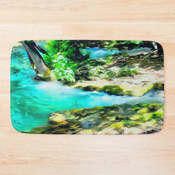 Item preview, oil painting mountain lake designed and sold by cutecrazytshirt.