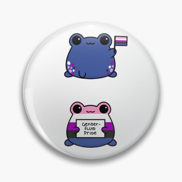Item preview, Genderfluid Pride Frogs designed and sold by CorieCake.