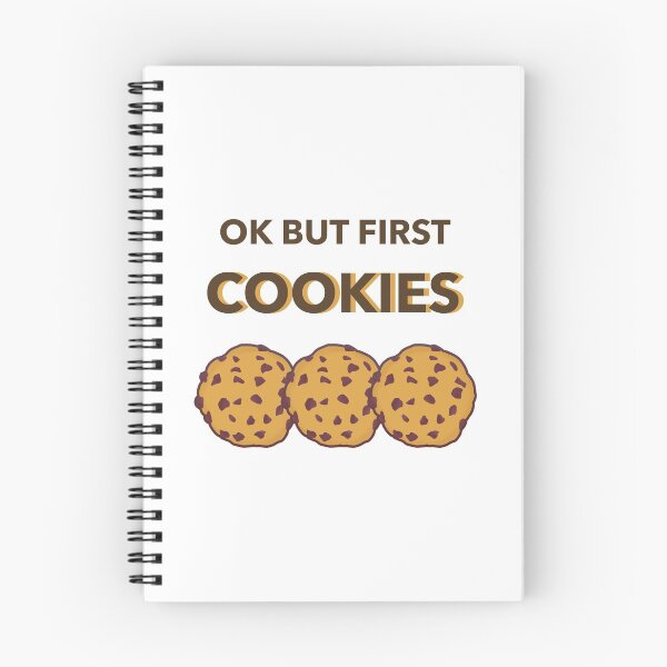 Item preview, OK but first cookies | Cookie Lover | cookies | cookie gifts designed and sold by Lindsay Marie Patterns.